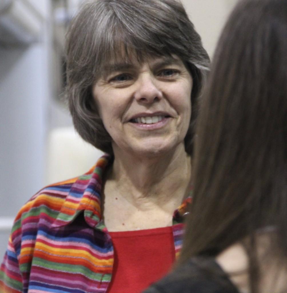 Mary Beth Tinker answers questions from student journalists about the work she has done to support the right of free speech in schools.