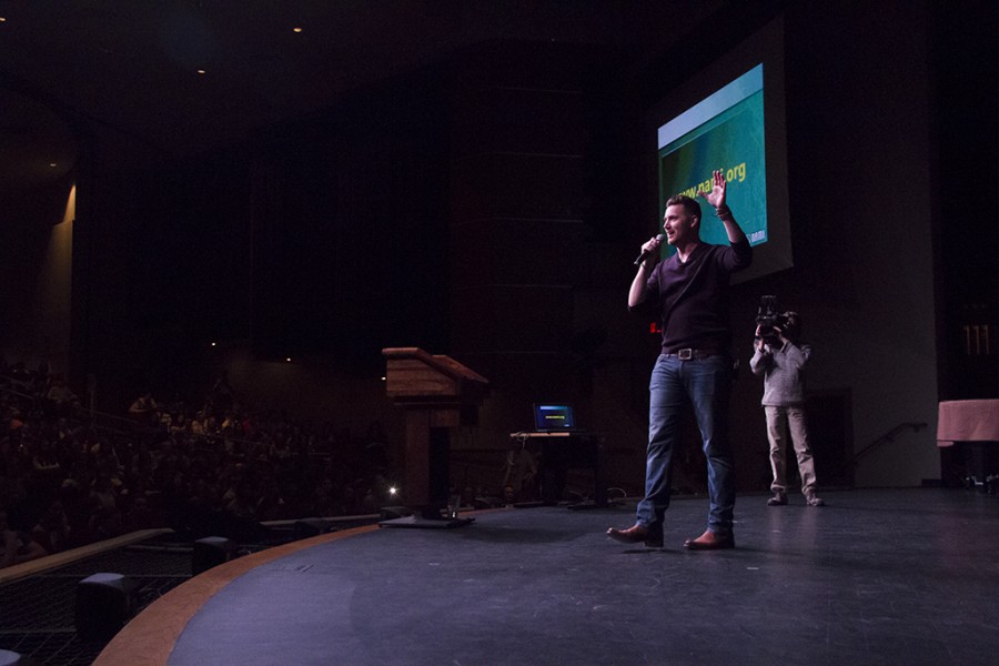 Jay Styles spoke about his experience dealing with depression throughout his life at Westlake on Feb. 10.