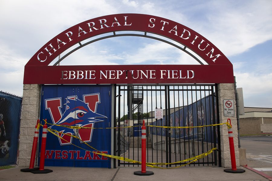 On April 8, the gate to the Westlake stadium was blocked. The stadium will be closed until further notice. However, in an effort to commemorate the class of 2020 graduates, the high school has been turning on the stadium lights at 8:20, 20:20 military time, every Friday.