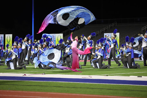 Chaps Band performs their show, Nouveau for the public Sept. 27, 2024 at the Chaparral Stadium. The band competed the week prior at the Bands of America Round Rock Regional where they placed 6th.