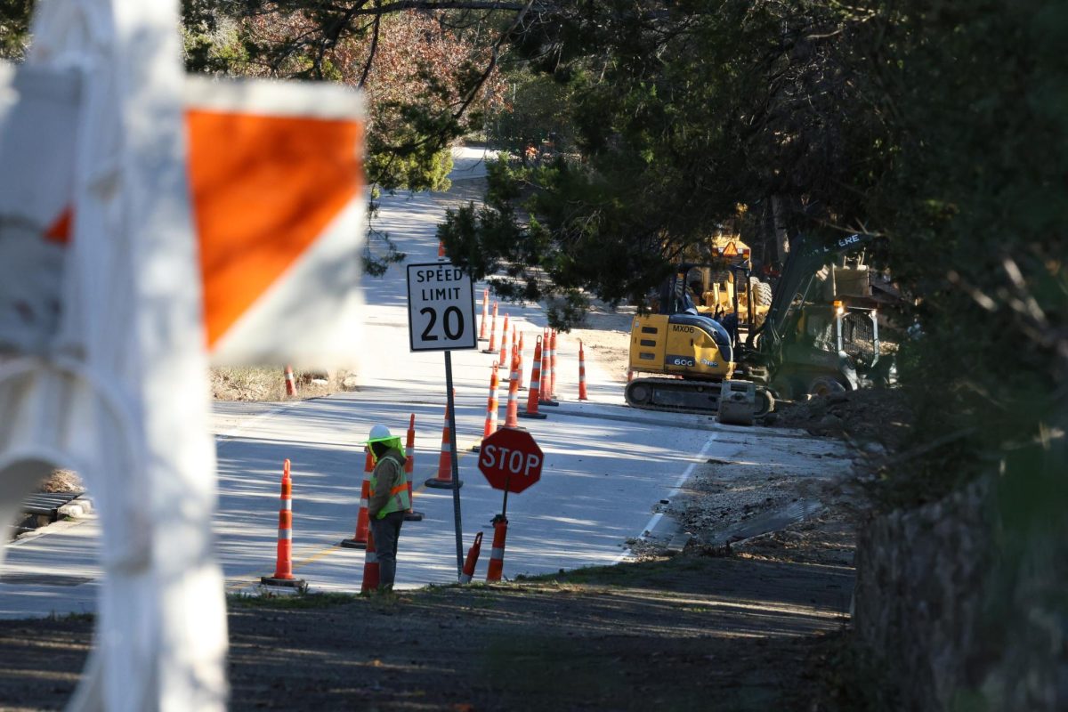 Construction occurs on Camp Craft Rd Jan. 31. The Road will be closed down for several months due to the construction. 