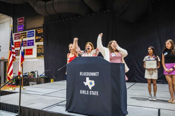 600 girls at Bluebonnet Girls State at Texas Lutheran University June 21. As one of two girls from Texas selected for Girls Nation, Ramsey flew to Washington D.C for another leadership building event.